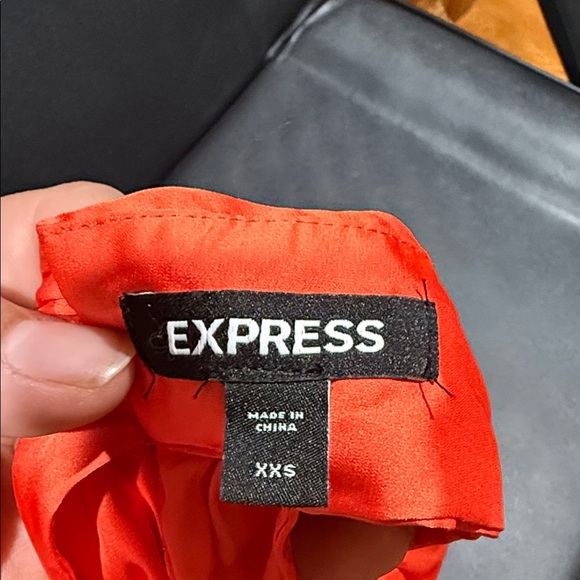 Express Elegant Red Women's Top - Picture 3 of 3